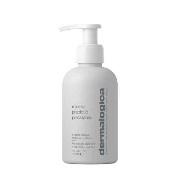 Flasche Dermalogica Micellar Prebiotic Precleanse, 150 ml, mit Pumpspender.