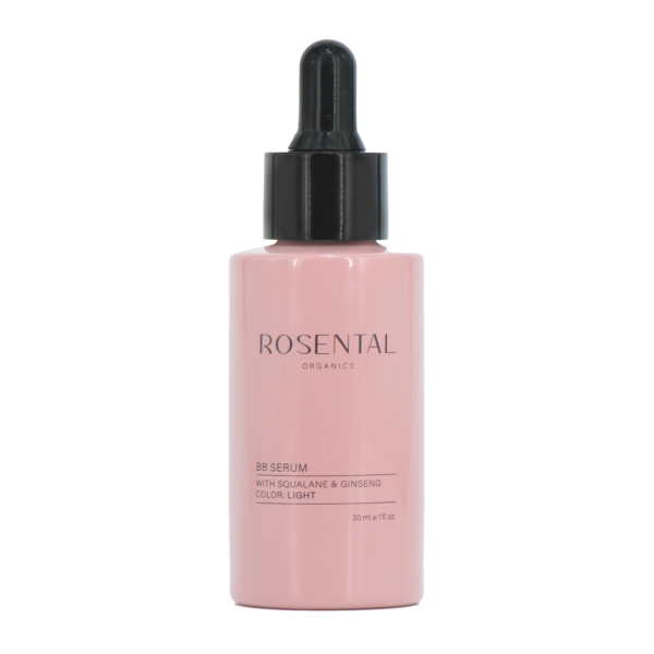 Rosa Flasche Rosental Organics BB Serum mit Pipette, 30 ml, Squalan & Ginseng, Farbe: Light.