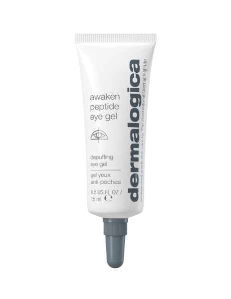 Dermalogica Awaken Peptide Eye Gel, 15 ml Tube, Vorderansicht.