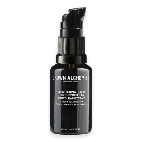 Grown Alchemist Brightening Serum 25 ml Flasche mit Phyto-Complex und Rumex-Extrakt.
