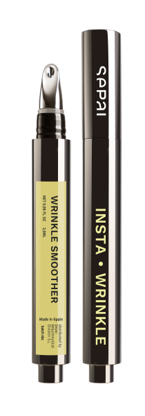 Zwei Schönheitsprodukte: Wrinkle Smoother und Insta Wrinkle von SPPAL, hergestellt in Spanien.