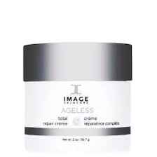 Bild einer weißen Dose 'Image Skincare Ageless Total Repair Creme'.