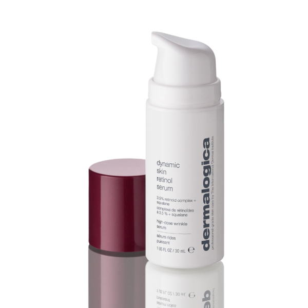Dermalogica Dynamic Skin Retinol Serum, 30 ml Flasche mit rotem Deckel, Anti-Aging Hautpflegeprodukt.