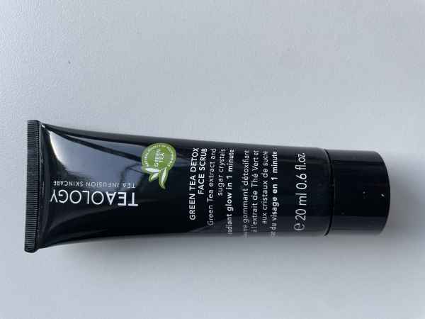 teaology tea infusion skincare, face scrub