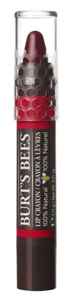 Burt's Bees Lippenstift in Stiftform, dunkelrote Farbe, 100% natürlich, 3,1g.