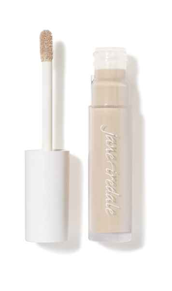 Jane Iredale PureMatch Liquid Concealer in heller Farbton, geöffnete Verpackung mit Applikator.