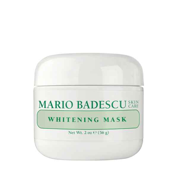 Weiße Dose der Mario Badescu Whitening Mask, 56 g, auf weißem Hintergrund.