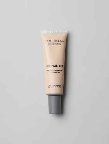MADARA Organic Skincare SKINONYM Semi-Matte Peptide Foundation, #15 STONE