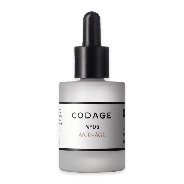 Codage Paris Serum No. 5 Anti-Aging in weißer Flasche mit Pipette.