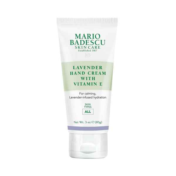 Tube der Mario Badescu Lavender Hand Cream mit Vitamin E, 85g.